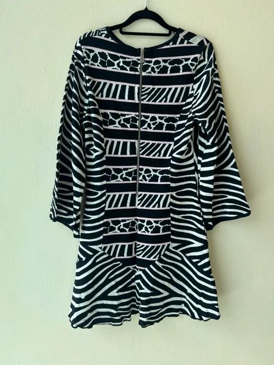 Vestido Renata Campos, estampado, tamanho G. - Foto 4
