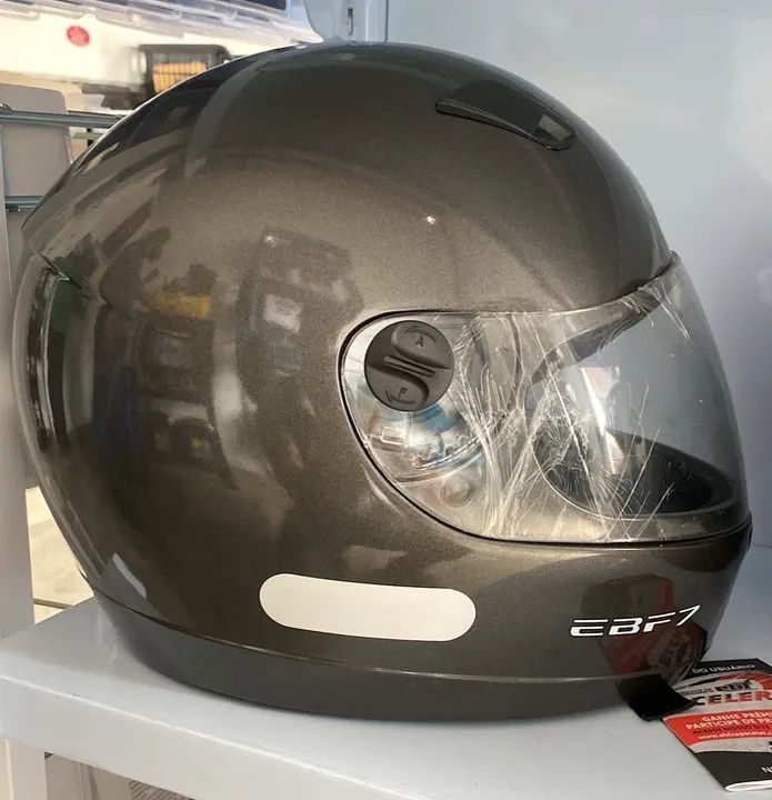 Capacete ebf moto motoqueiro viseira cristal promoção! Direto da fábrica - Foto 7