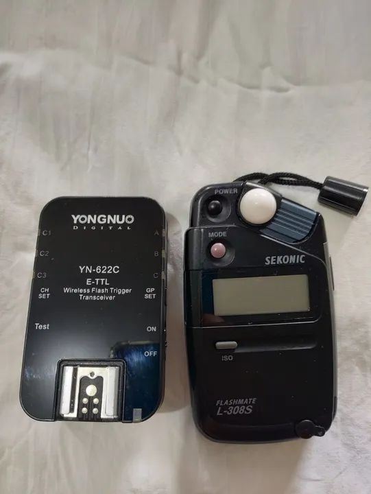 Kit de Acessórios para Fotografia - Yongnuo YN-622C E-TTL + Sekonic L-308S (Sem o cabo)