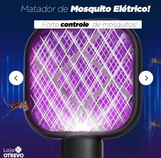 Mni raquete mata mosquito  - Foto 5