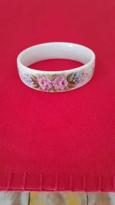 Pulseira antiga de porcelana. - Foto 4