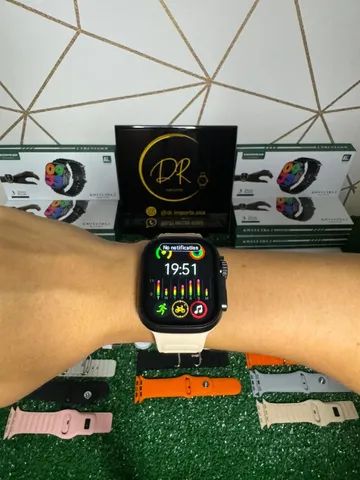 Lançamento KW5 ultra 9 série 2 Ultra 2024 com 3 Pulseiras + 2 brindes Case e Película 3D - Foto 2