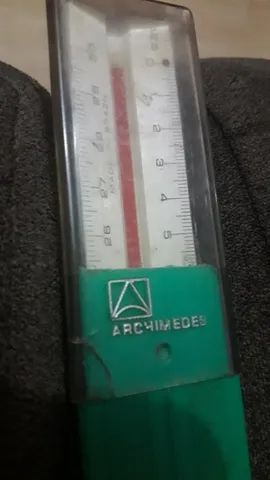 Régua da Archimedes nº 1 triangular 50/1 em bom estado  - Foto 3