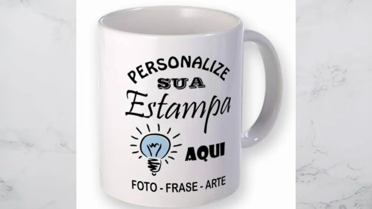 Kit 5 Canecas de Porcelana PS Imitação e Bicolor ( Diversas Cores)