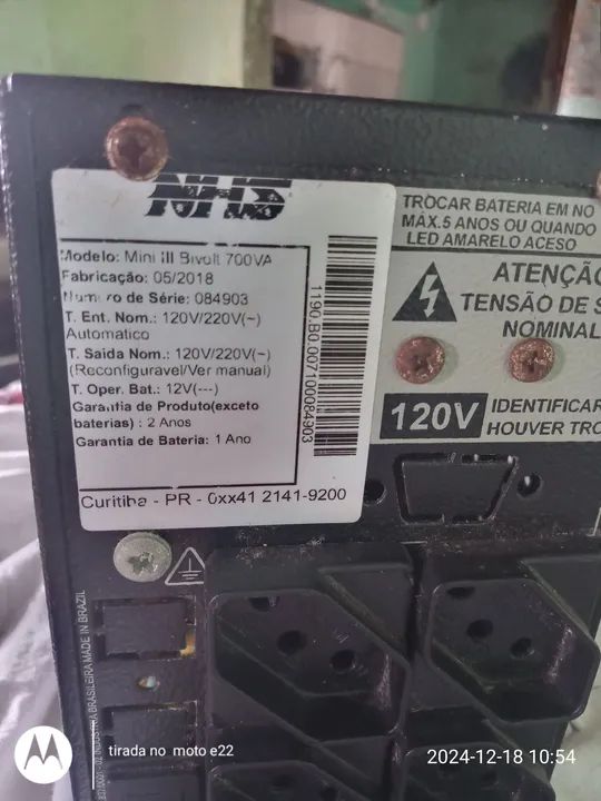 Nobreak NHS MINI lll - Foto 4