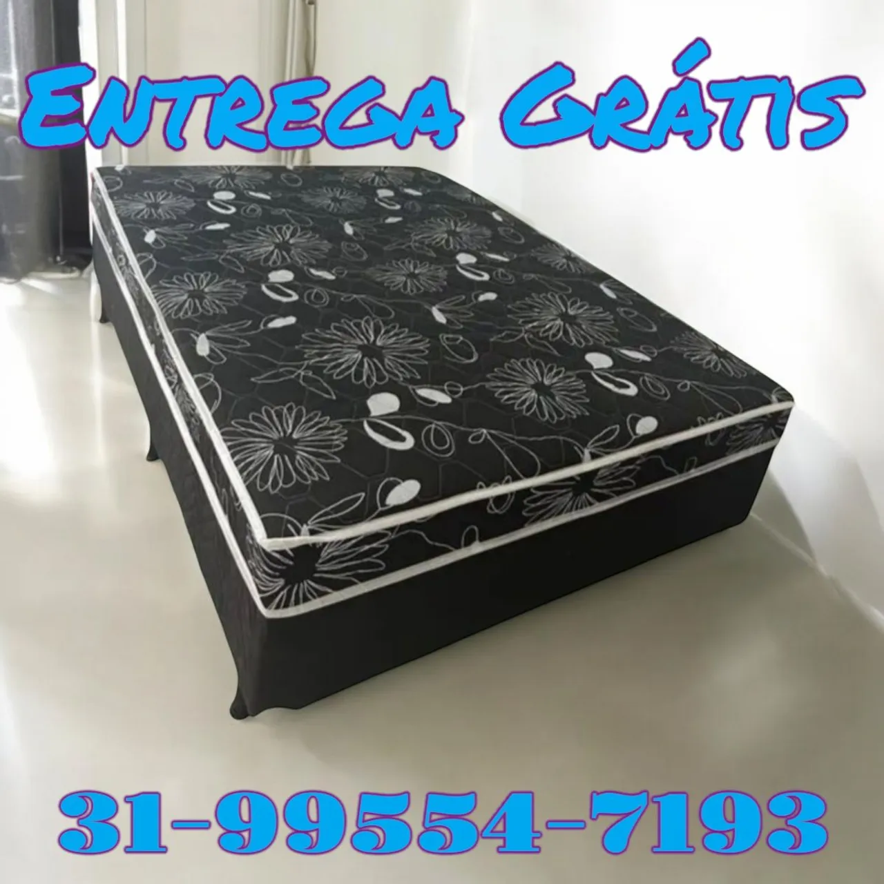 CAMA BOX CASAL D33 ORTOPÉDICA / NOVAS / MODELO 2409260846