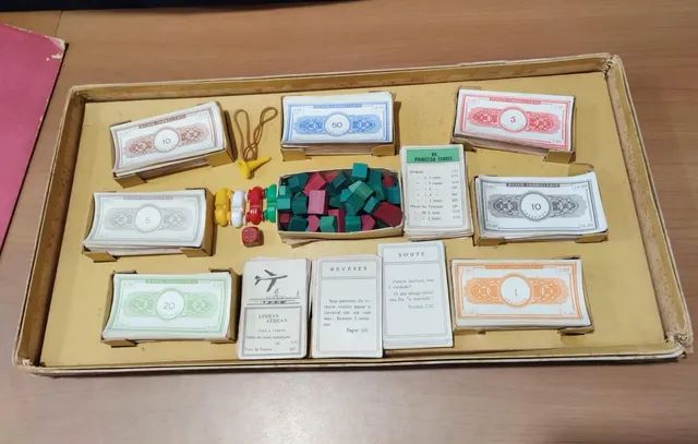 Antigo jogo Banco Imobiliário da ESTRELA ano de 1969. Incompleto. - Foto 3