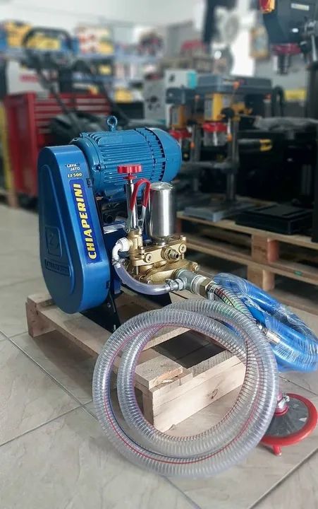 Lavadora Industrial Lava Jato LJ500 Motor WEG 5HP Trifásico 220/380V com Mangueira 10 Chia
