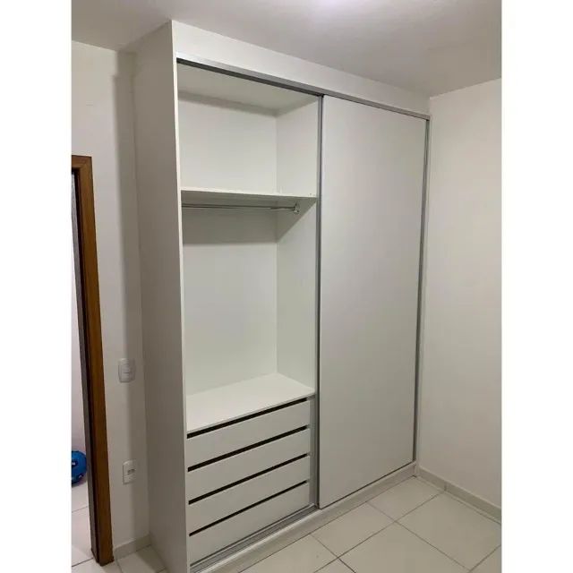 Roupeiro com duas Portas de correr em 100%MDF