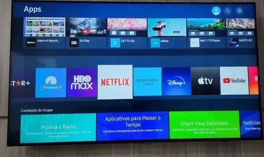 Smart tv Samsung Crystal 50 polegadas 4k tizen  - Foto 4