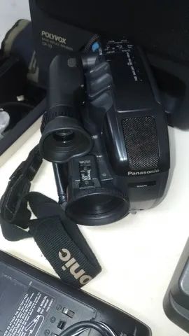 Filmadora Panasonic, completa, original, acessórios, na maleta. E outros. - Foto 2