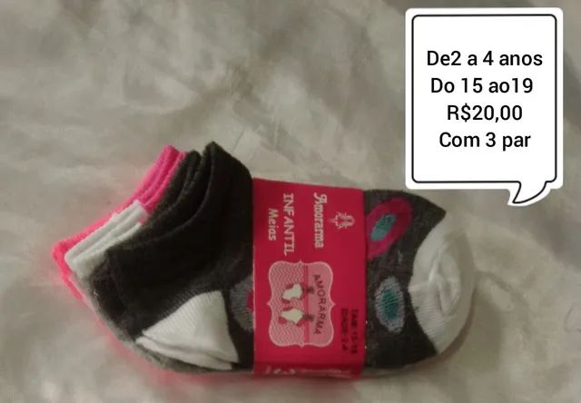 Meias soquete infantil  - Foto 3