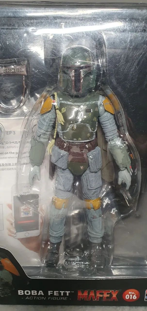 Star wars mafex boba fett original lacrado  - Foto 2