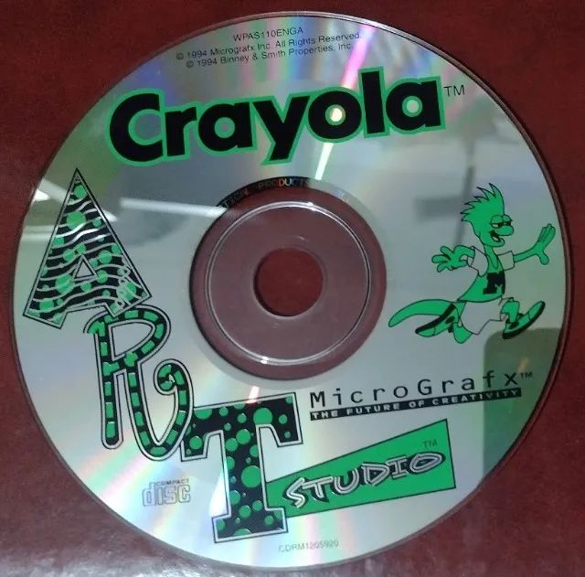 Estúdio de Arte Crayola - MicroGrafx - PC CD-ROM - 1994 - Foto 2