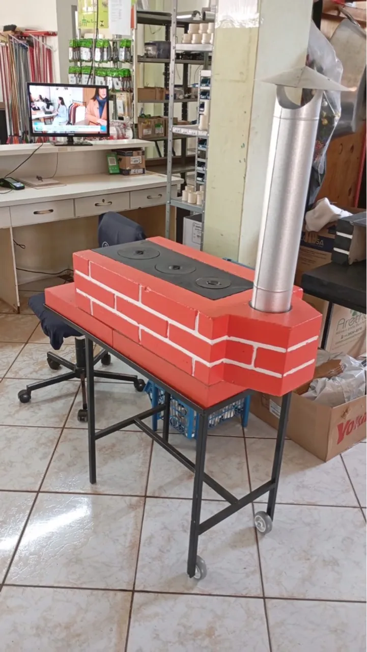 Fogão a Lenha Compacto