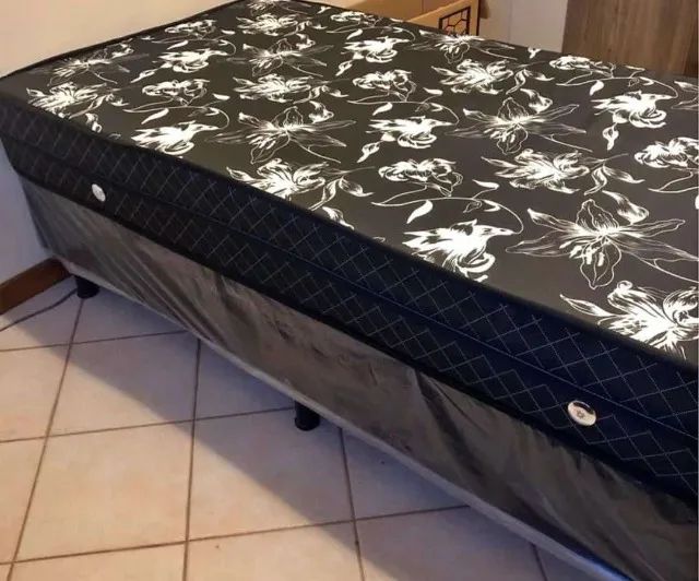 base e colchão de solteiro  - Foto 4