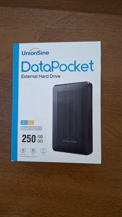 HD Externo UnionSine DataPocket 250GB