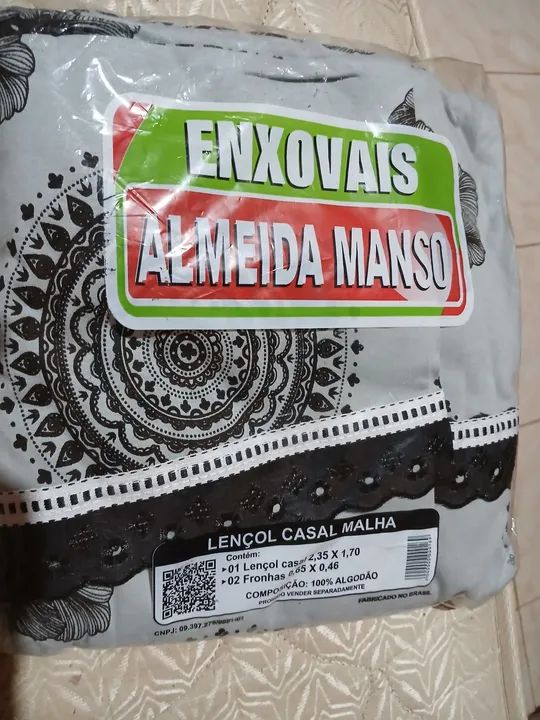 Enxoval Casal Malha Almeida Manso - Foto 3