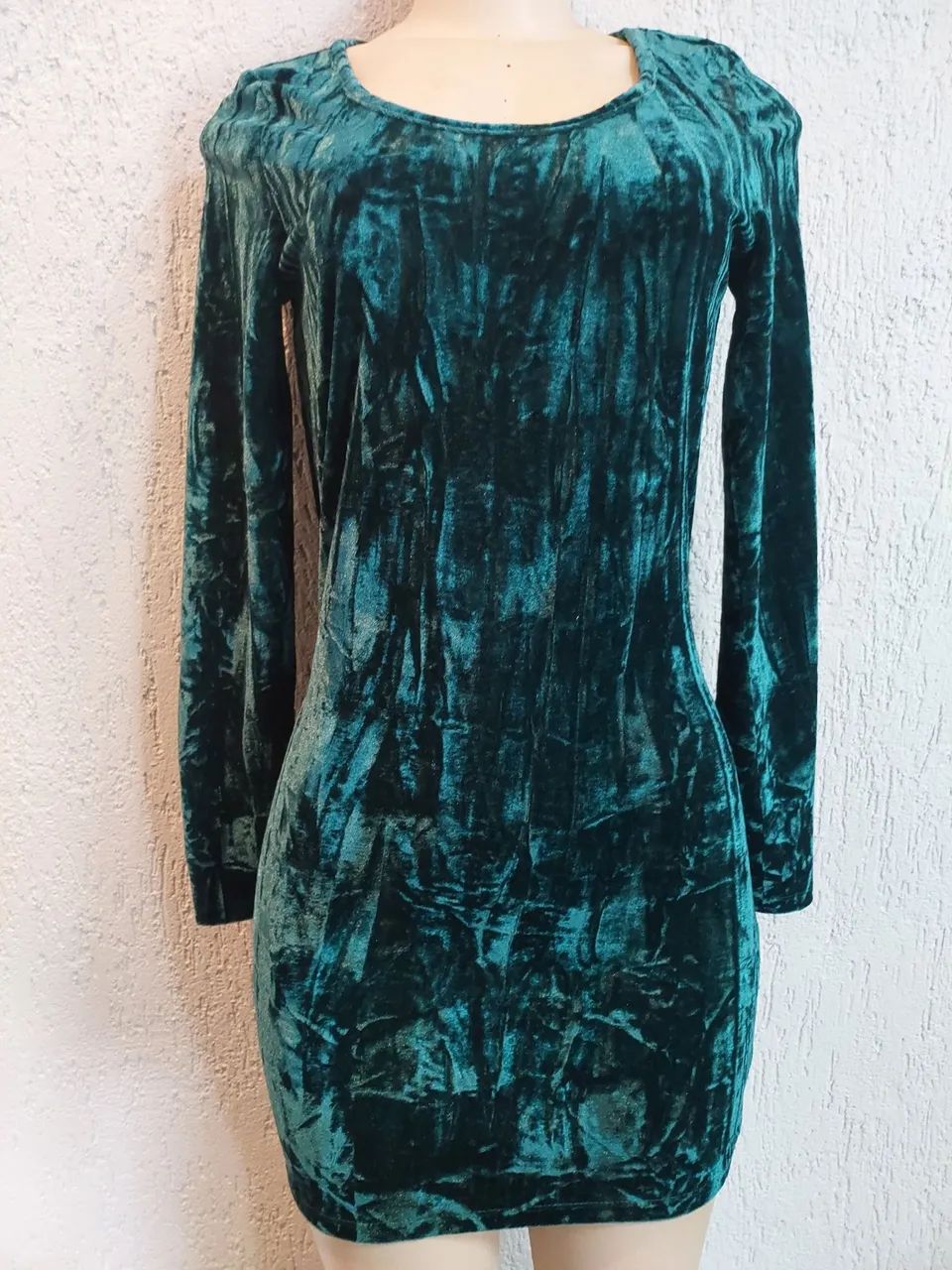 Vestido veludo Renner - P - Foto 3