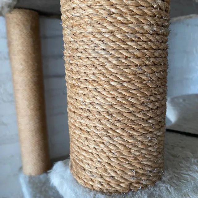 Ref.423 Corda de sisal 5 mm - versátil p/ usos domésticos, artesanais e funcionais, felino - Foto 5