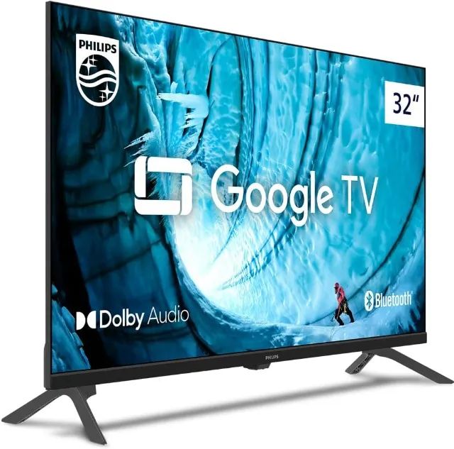 Smart TV Philips 32" HD 32PHG6909/78 Google TV, Comando de Voz, HDR - Foto 2