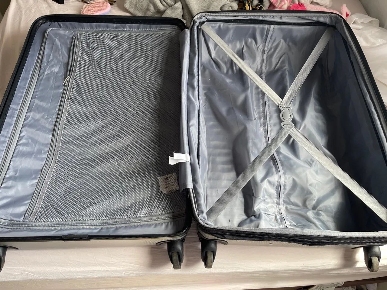 Jogo de malas de viagem Prateadas - Foto 2