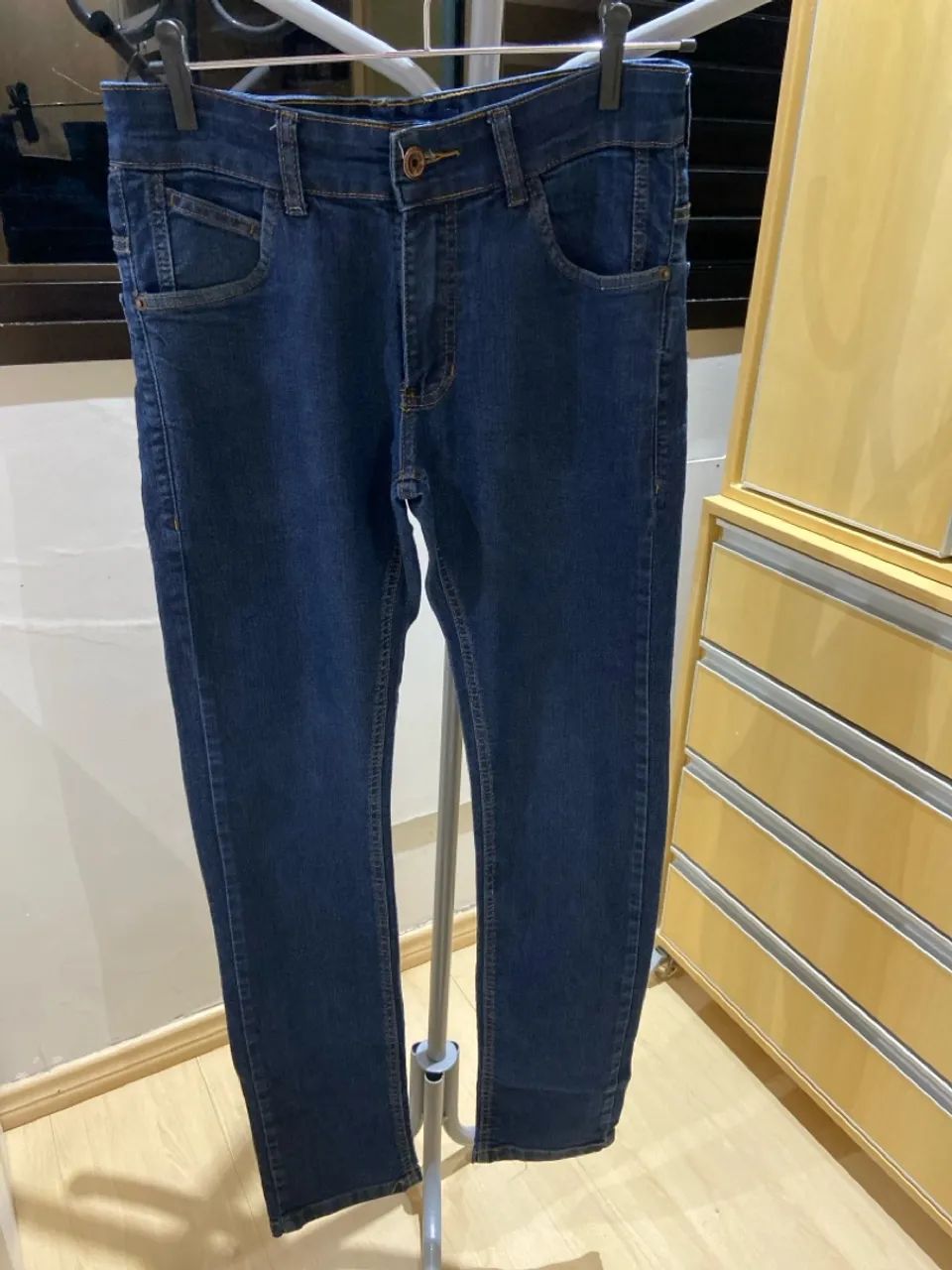 Calça Jeans azul escuro