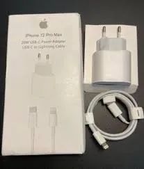 Carregador iPhone Cabo 1m + Caixa Fonte Tipo C 20w Turbo 
