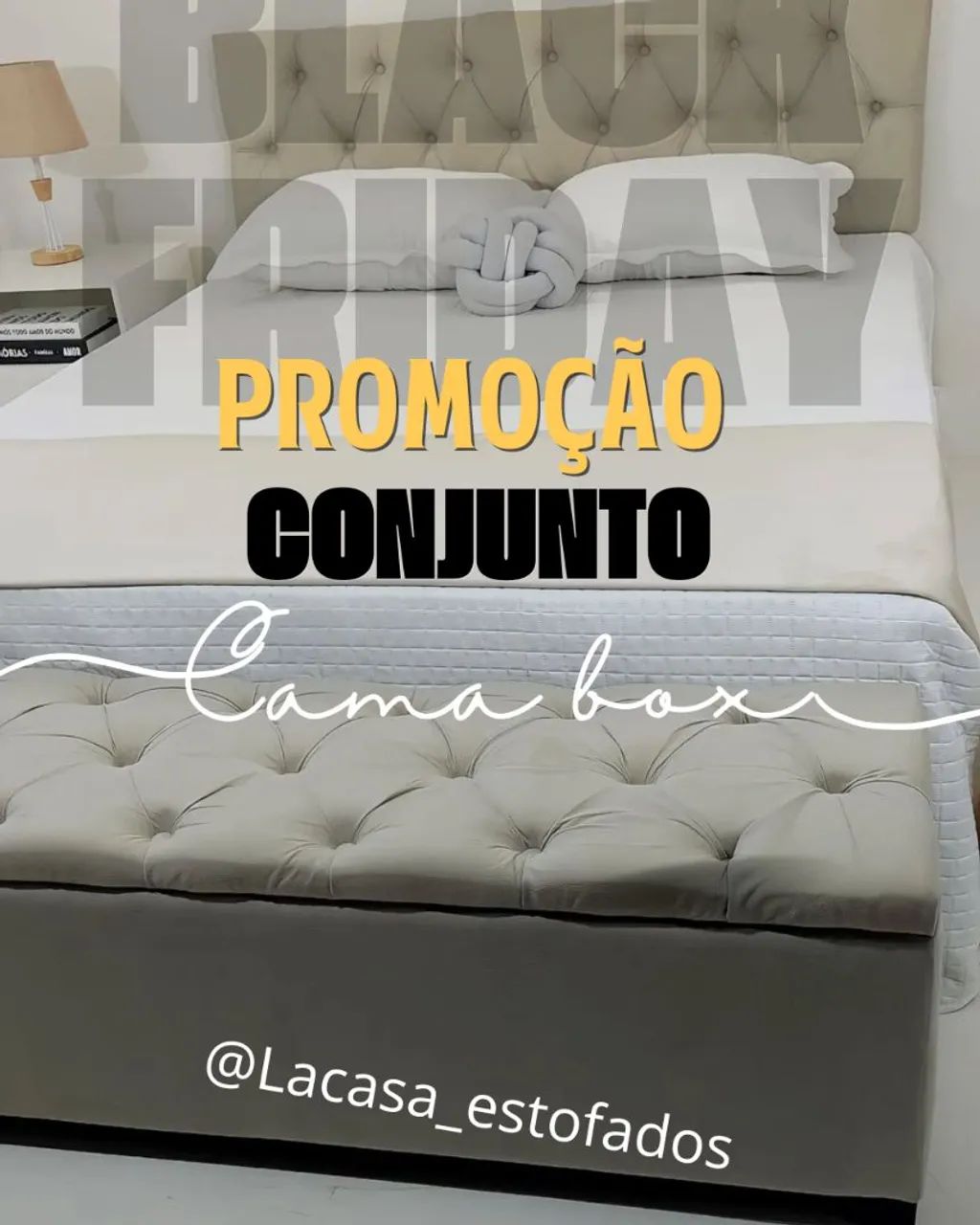 Cama Box em Promoção -Conjunto