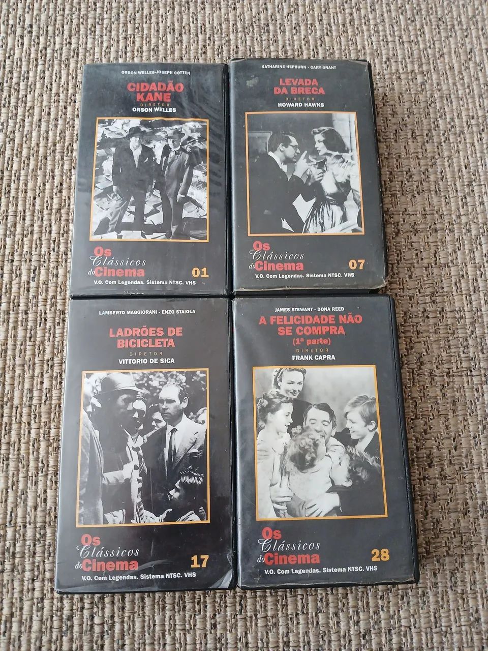 Coleção Com 04 filmes em VHS Clássicos do Cinema 