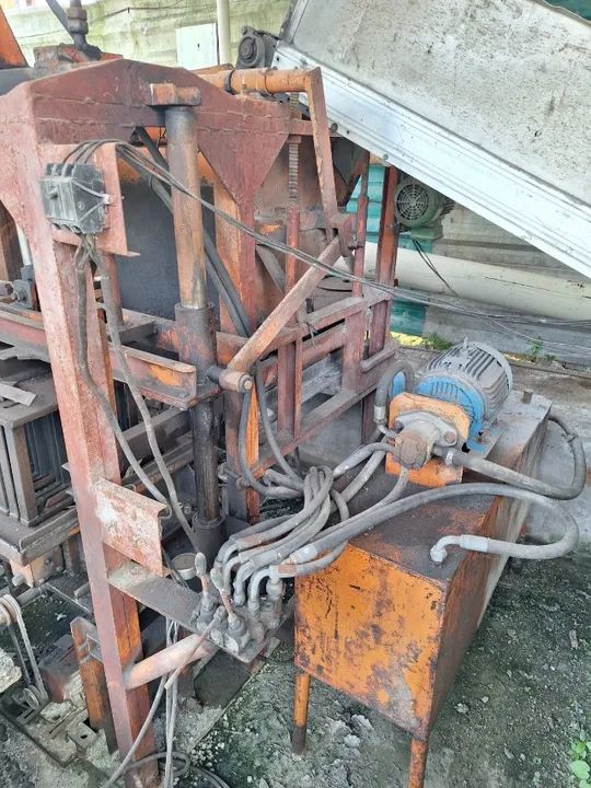 Máquina de bloco de concreto Hidráulica  - Foto 3