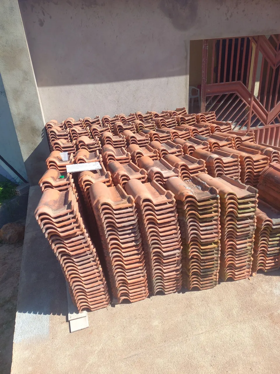 Telhas usadas para venda