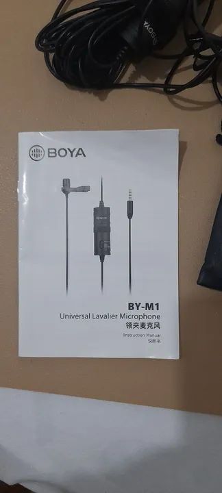 Microfone Lapela Boya By-M1 - Com fio - Foto 3