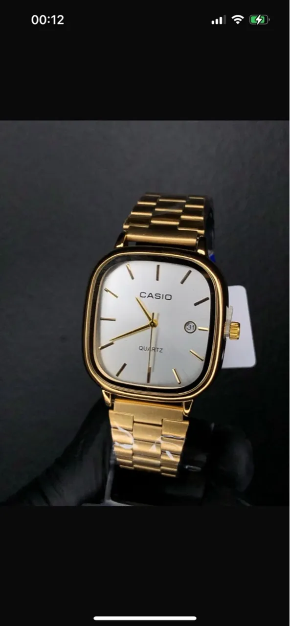 Relógio Casio Dourado Quartz
