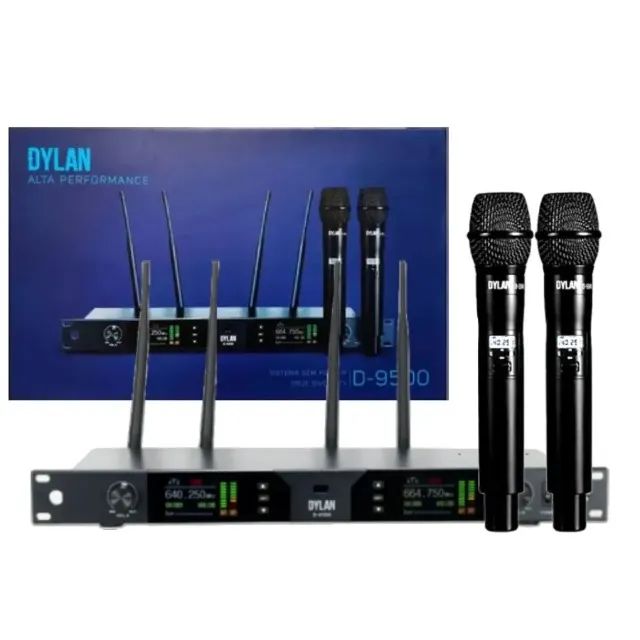 Microfone Sem Fio Dylan 9500 Profissional - Foto 2