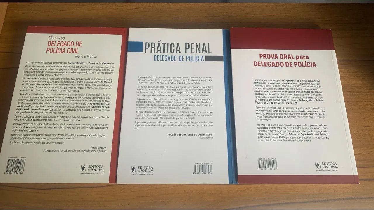 03 Livros para Concurso de Delegado de Polícia Civil e Penal - Foto 4