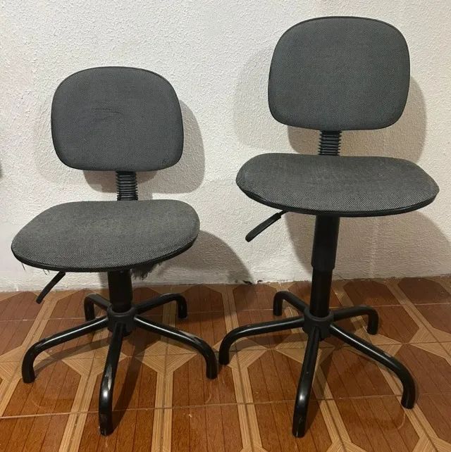 Par de cadeira profissional para costureira 