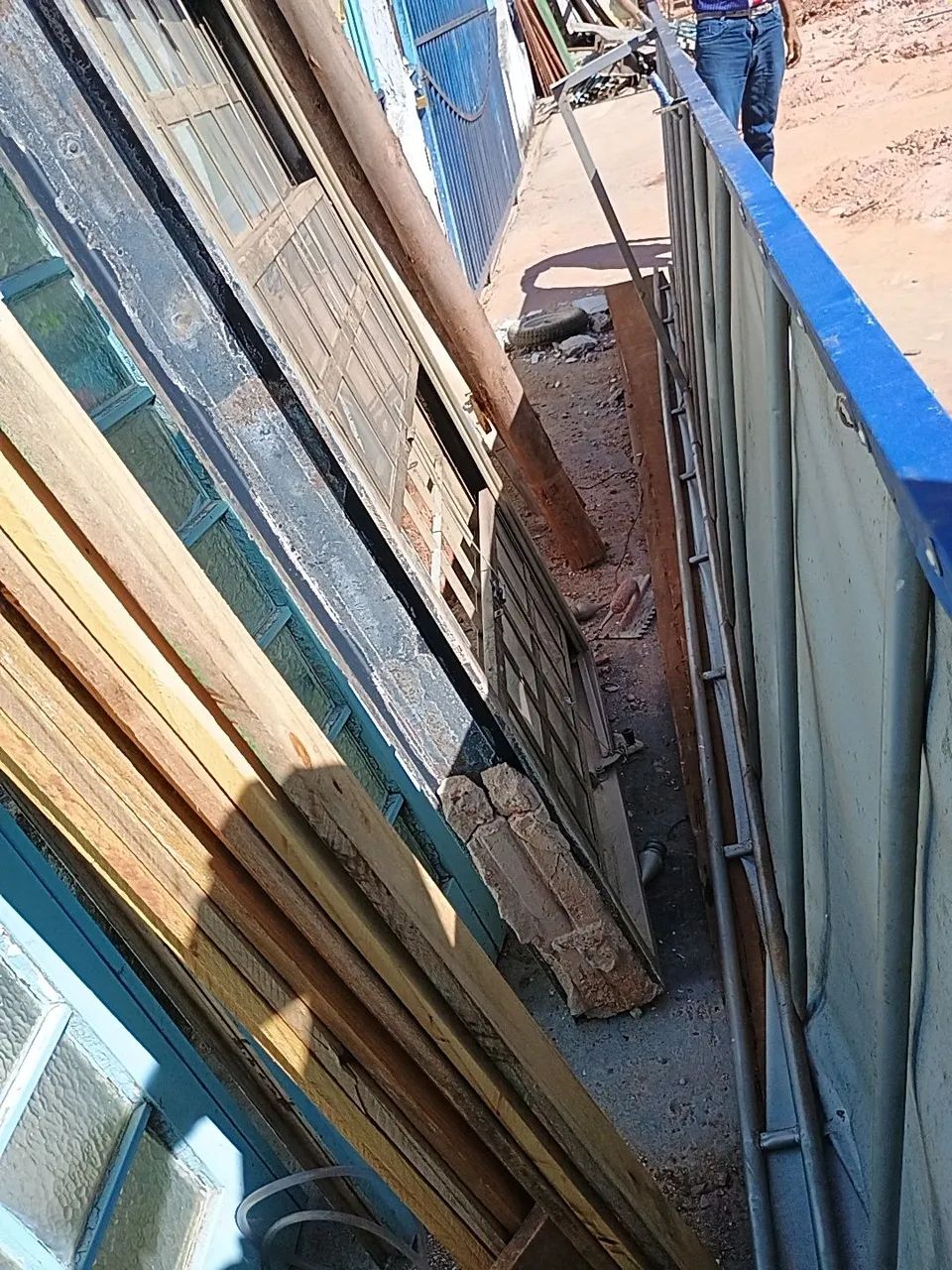 Toldo Lona azul para área externa - Foto 5