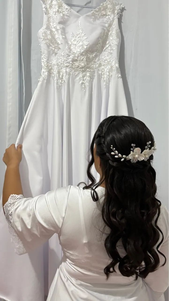 Vestido de noiva branco - Foto 3