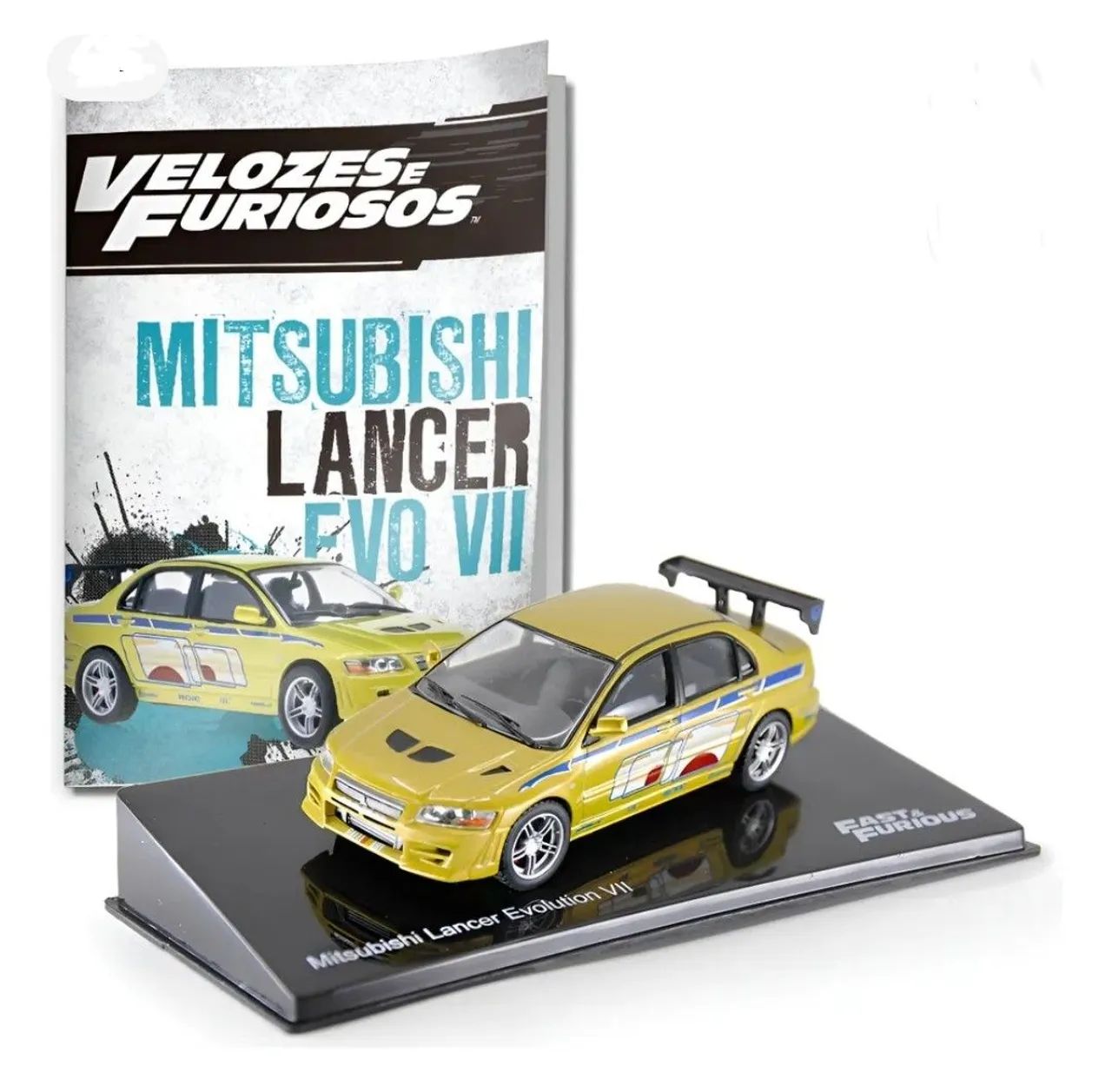 Miniatura Mitsubishi Lancer Evolution VII - Escala 1/43 - Coleção Velozes e Furiosos - Foto 4