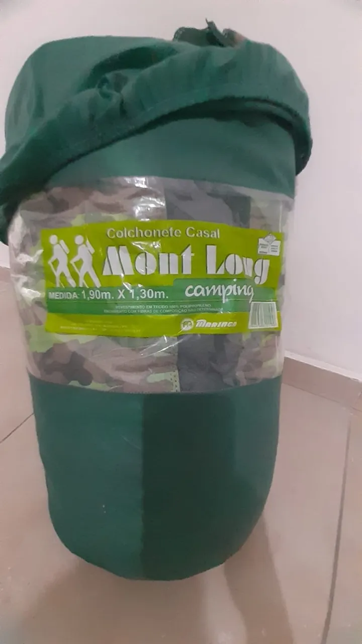 Colchonete de Camping Casal Camuflado 190x130cm Mont Long