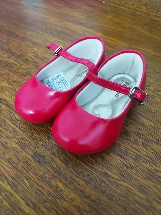 Sapato Vermelho Para Bebês