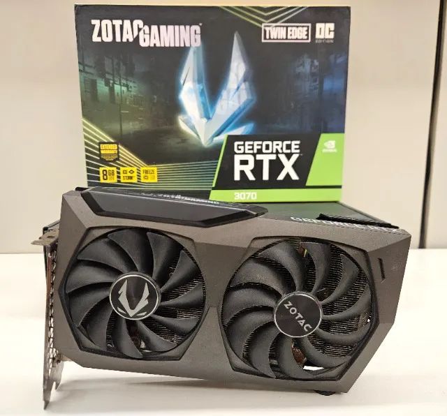 Placa de vídeo Zotac RTX 3070 8GB Dual Fan LED - Na caixa! - Foto 2