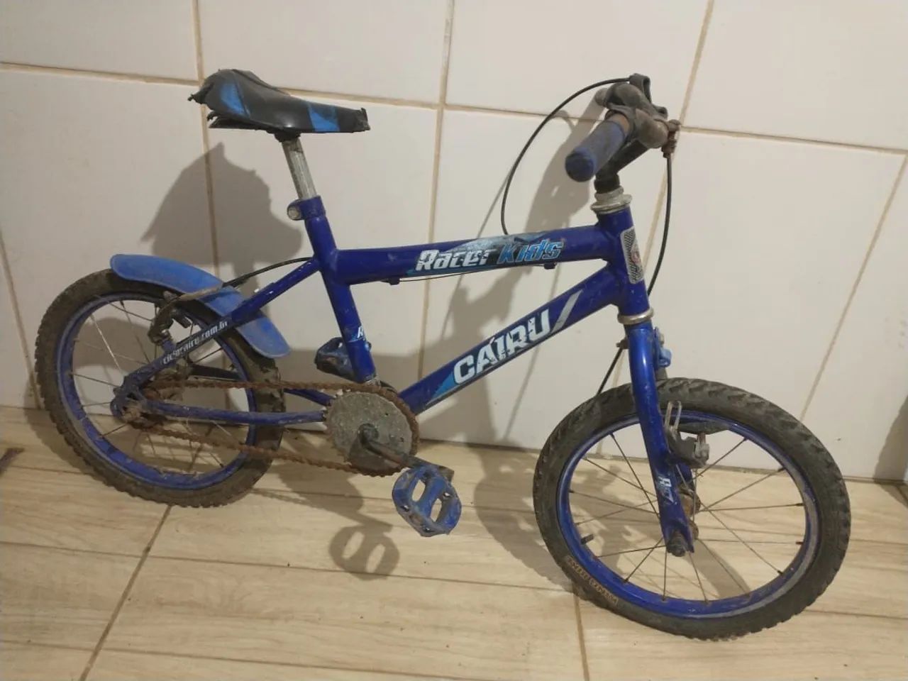 Bicicleta Aro 16 Cairu Azul Infantil. 