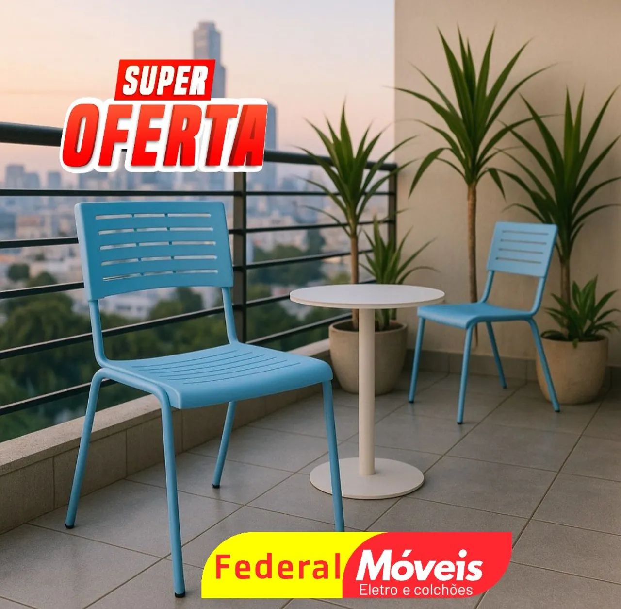 Cadeira Plástica Niala - Beleza e praticidade em um só produto