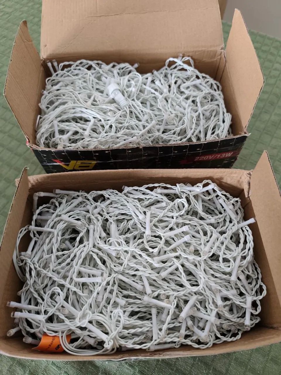 Cortina de Led Luz Fixa Amarela - Foto 5