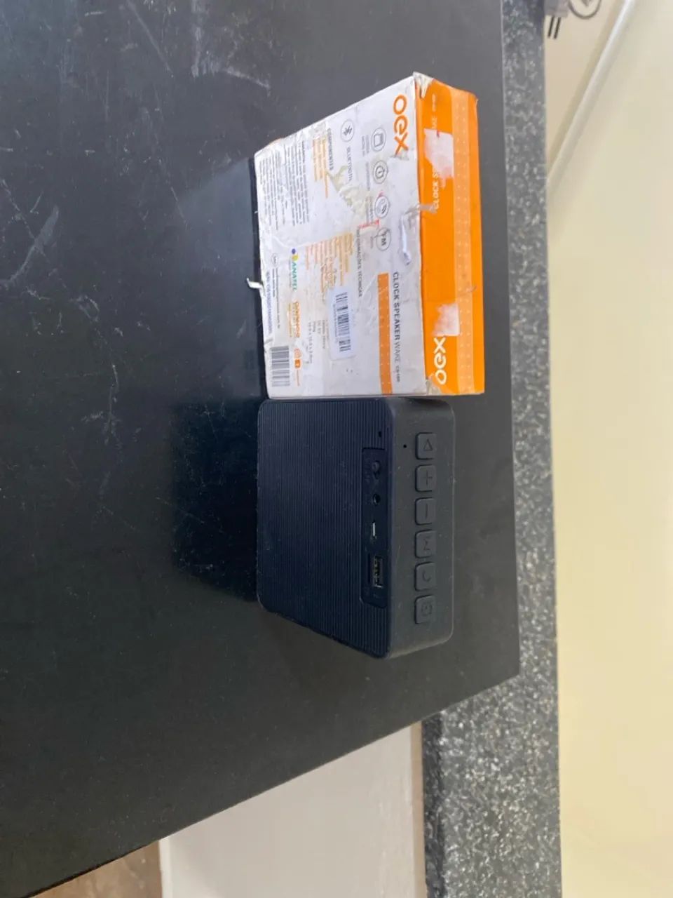 Caixa de Som Bluetooth Oex CS-100 com Relógio - Foto 3