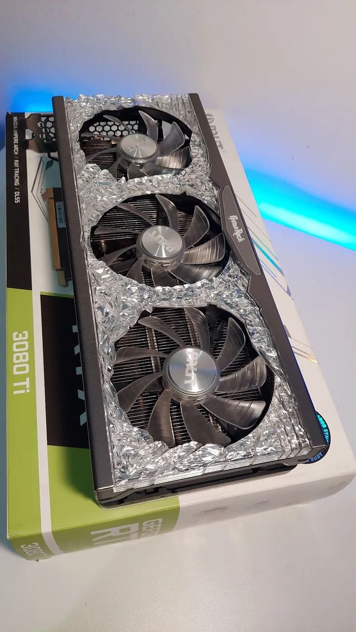 RTX 3080 Ti GameRock, LHR, 12GB, GDDR6X, 384bit - Foto 4