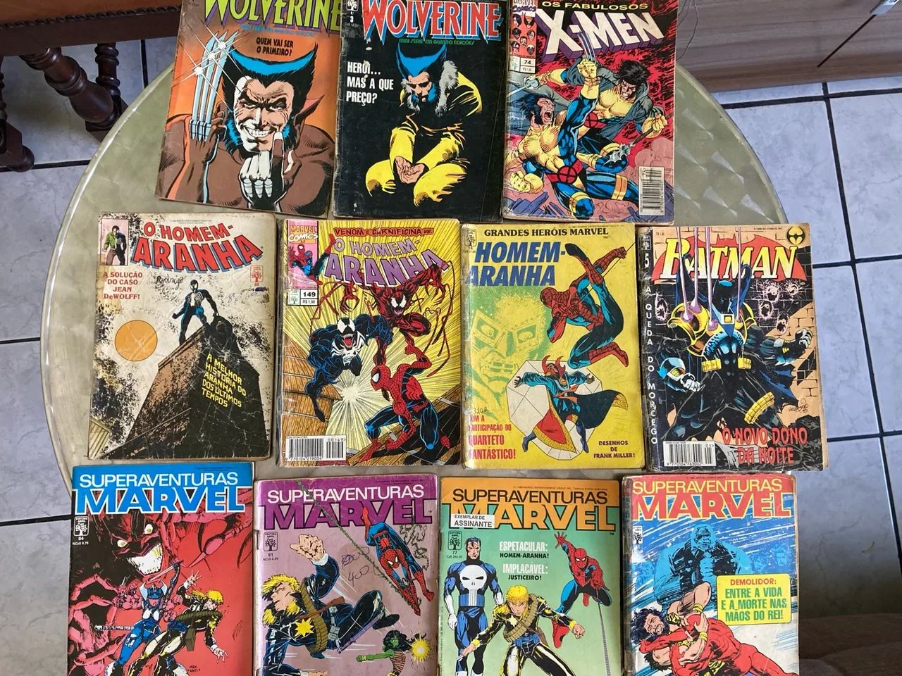 Lote de HQs Marvel e DC - Wolverine, Homem-Aranha e Batman - Foto 2