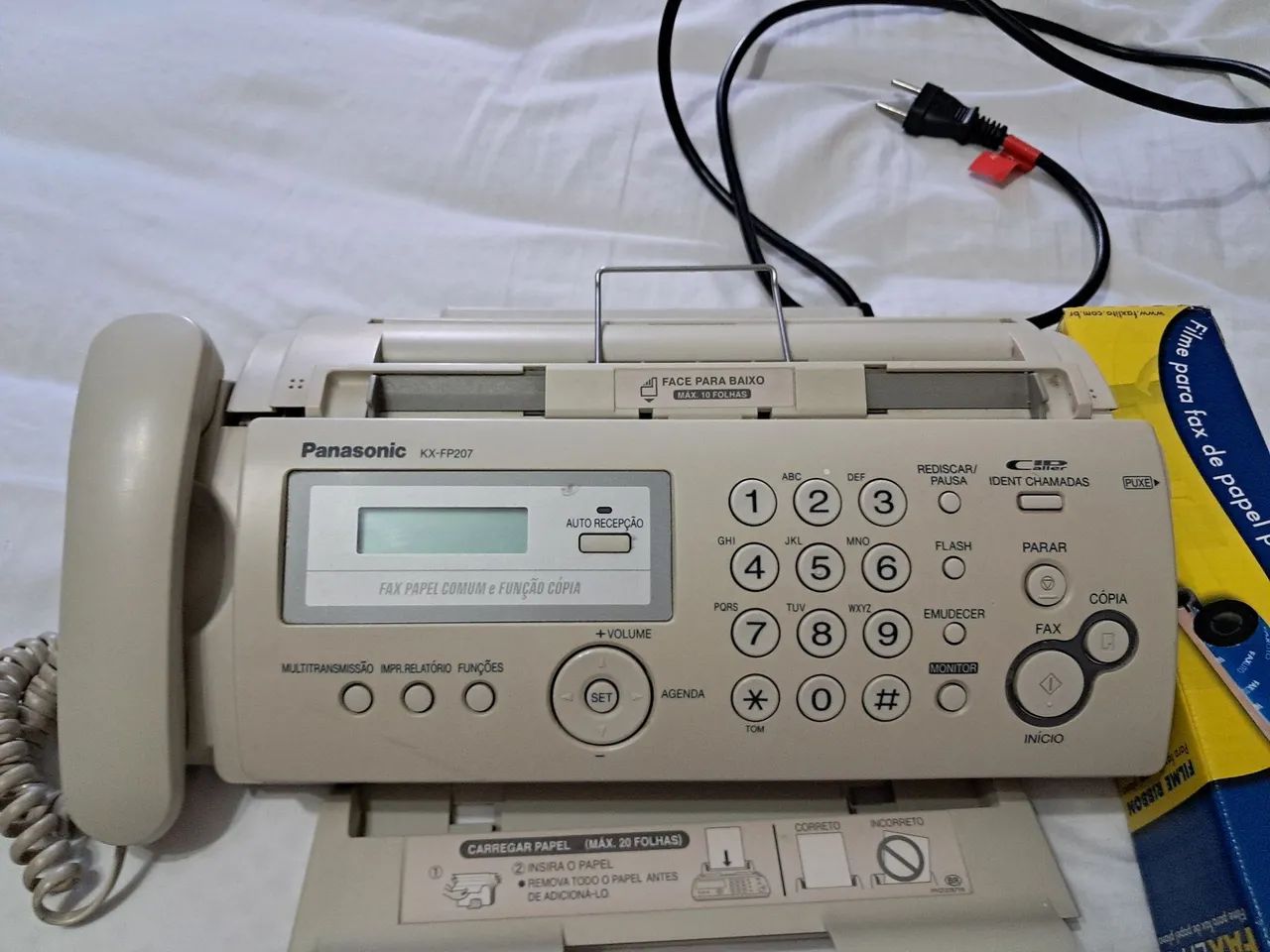 Fax Panasonic KX-FP207 - Foto 4